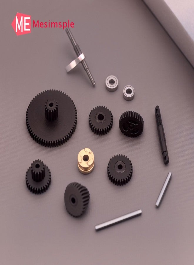 Mesimsple Steel FCX24 Two 2 Speed Transmission Inner Gear Axle Kit for FMS 1/24 FCX24 1/18 FCX18 K5 RC Car Series Upgrades Part - Image 2